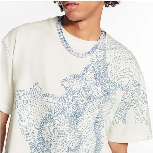 Louis Vuitton Other - Louis Vuitton LV Floral Print Crewneck men white blue luxury designer medium